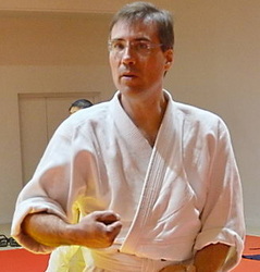 Doin avec Yann professeur du dojo aikido Lesperon Soustons